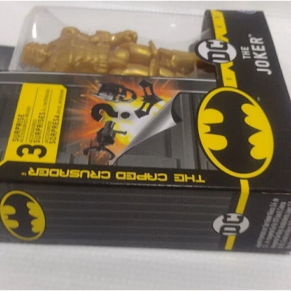 RARE BATMAN IN BOX MISTAKE DC The Joker gold action figure SPIN MASTER 2020 NEW